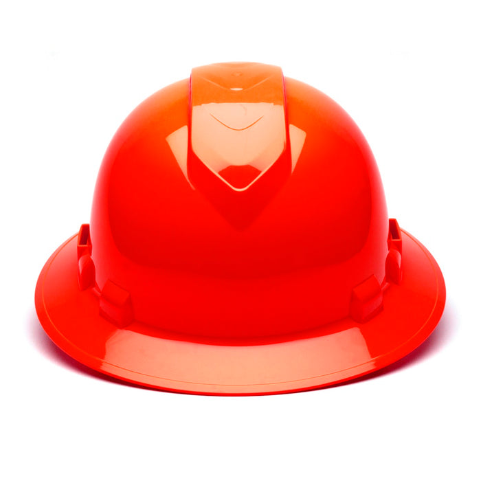 Ridgeline Vented Full Brim Hard Hat with 4-Point Ratchet Suspension