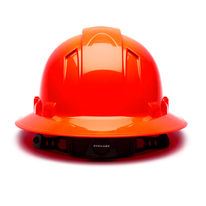 Ridgeline Vented Full Brim Hard Hat with 4-Point Ratchet Suspension