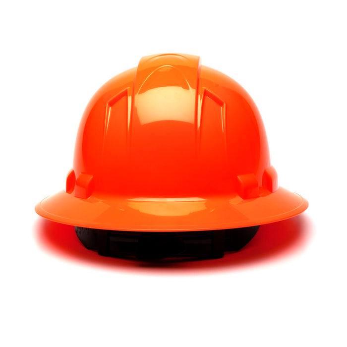 Ridgeline Full Brim Hard Hat with 4-Point Ratchet Suspension