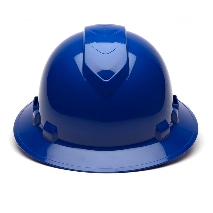 Ridgeline Vented Full Brim Hard Hat with 4-Point Ratchet Suspension