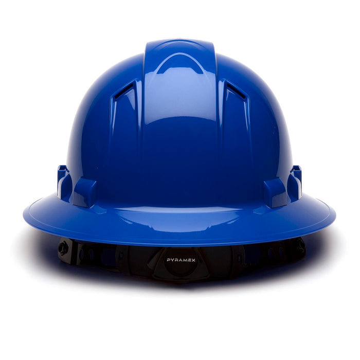 Ridgeline Vented Full Brim Hard Hat with 4-Point Ratchet Suspension