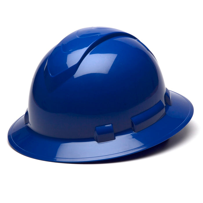 Ridgeline Full Brim Hard Hat with 4-Point Ratchet Suspension