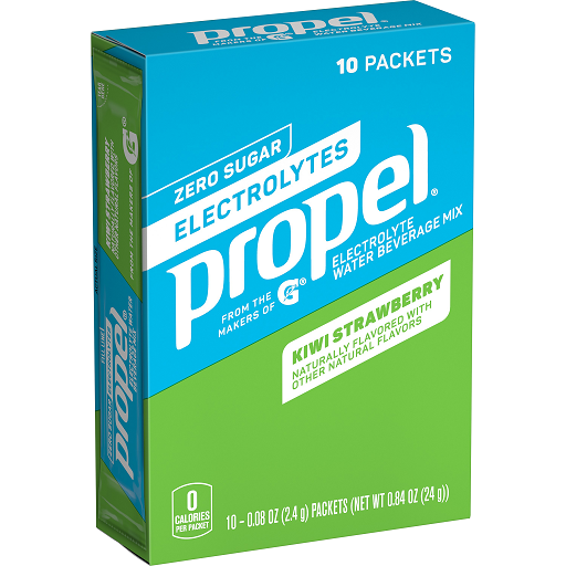 Propel ZERO Sugar - 0.08oz Powder Sticks - Electrolyte Water Beverage Mix (Each pack mixes with 20 fluid oz of water)