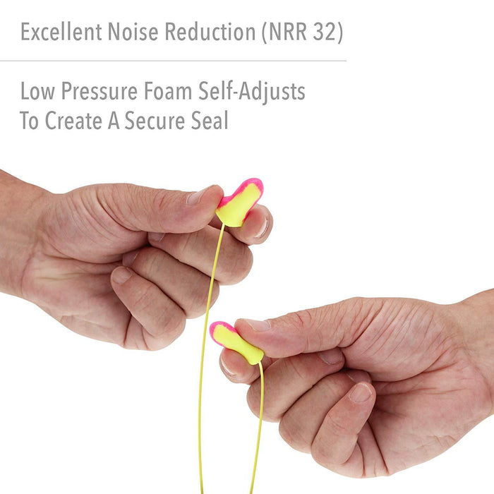 Howard Leight Laser Lite LL-30 Corded Foam Earplugs NRR (Noise Reduction Rating) 32 Decibels / 100 Pair/Box