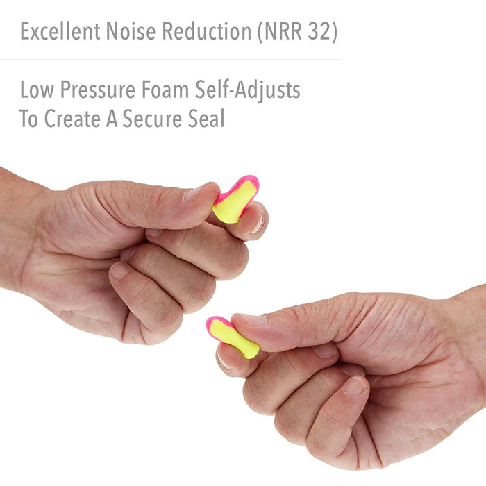 Howard Leight Laser Lite LL-1-D Uncorded Foam Earplugs NRR (Noise Reduction Rating) 32 Decibels - 500 Pair, Bulk Refill Dispensing Box