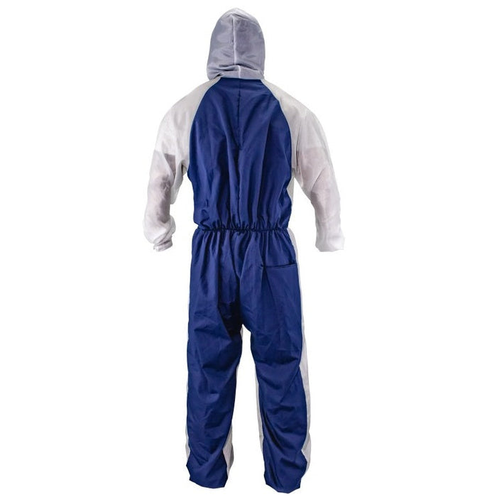 SAS Moonsuit Nylon / Cotton Reusable Coverall, Hooded with Elastic Waist & Full Zipper, 1 Each