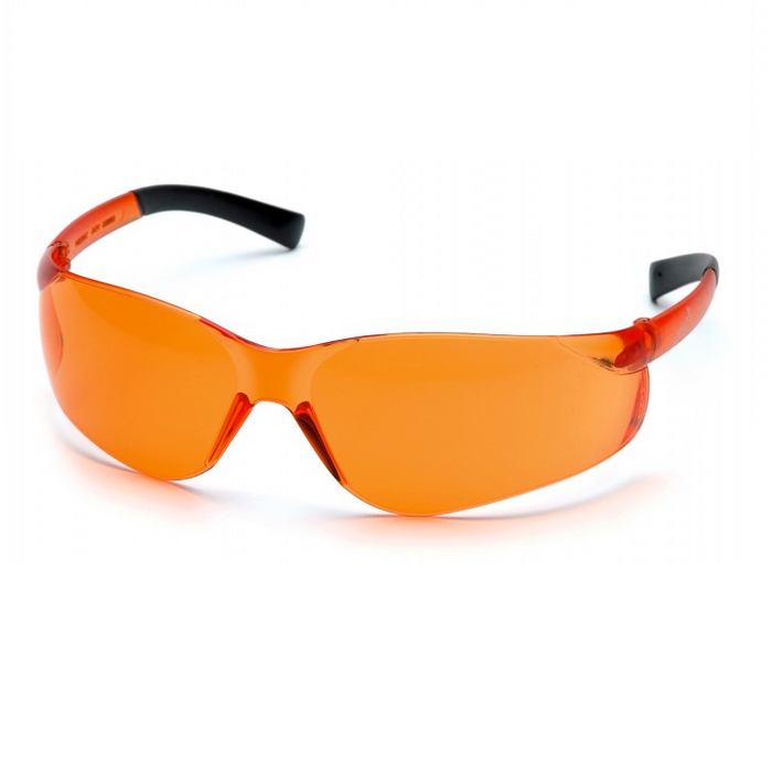 Pyramex Ztek Safety Glasses with Rubber Temples, ANSI Z87.1