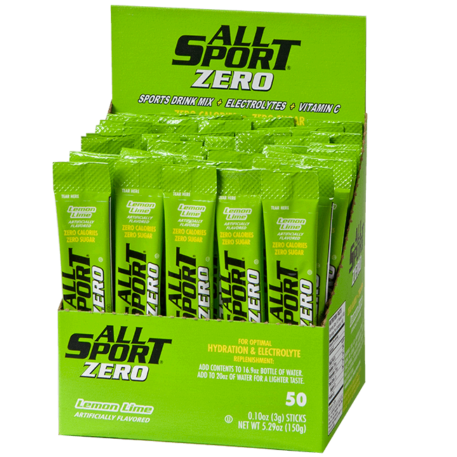 All Sport Powder Hydration Sticks, Zero Calorie, Performance Electrolyte Drink Mix, Sugar Free, 2x Potassium, Variety 500/Case