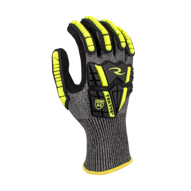 ANSI A6 Radians RWG723 TEKTYE Sandy Nitrile Palm, Impact Work Glove 1/Pair