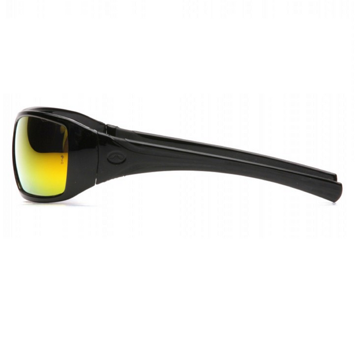 Pyramex Goliath Safety Glasses, Rubber Temples, Sporty Style Sunglass, ANSI Z87.1