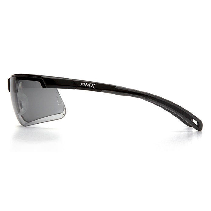 Ever-Lite Safety Glass, Light Gray H2MAX Anti-Fog Lens with Black Frame, SB8625DTM, 1 Pair