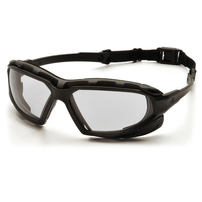 Pyramex Highlander Plus Safety Glasses with Vented Foam Padding