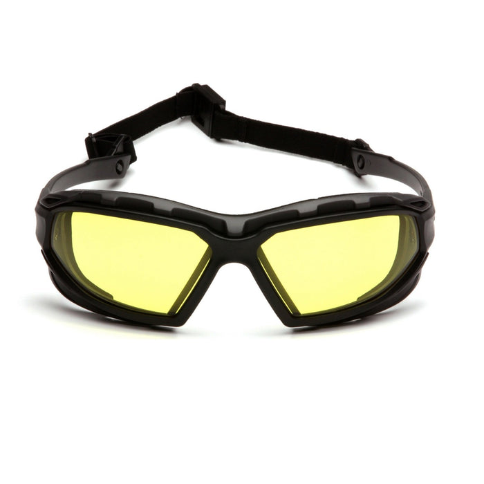 Pyramex Highlander Plus Safety Glasses with Vented Foam Padding