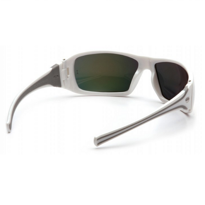 Pyramex Goliath Safety Glasses, Rubber Temples, Sporty Style Sunglass, ANSI Z87.1