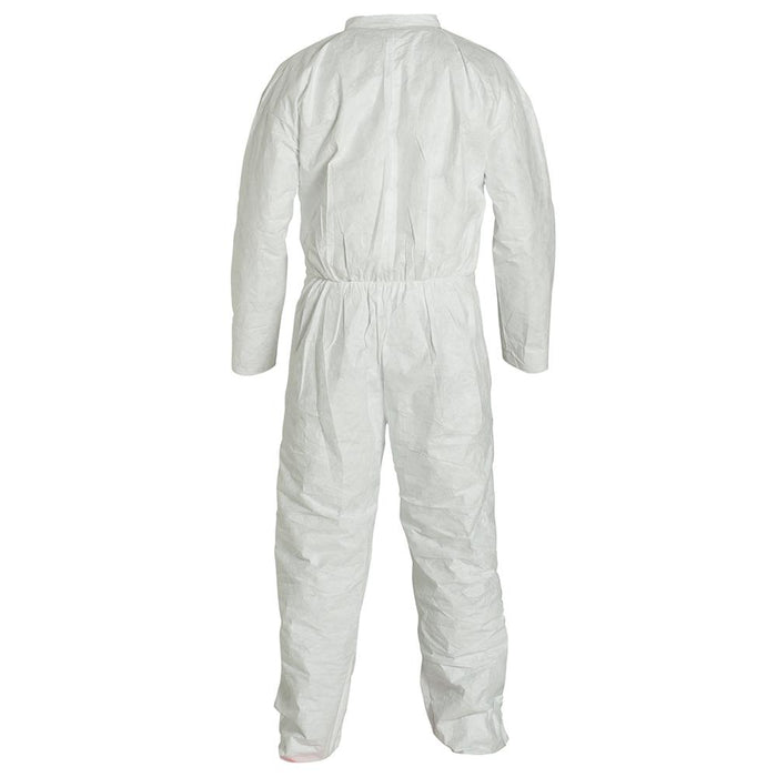 DuPont TY120S Dispoable Tyvek Coverall with Zipper Front, Open Wrists and Ankles