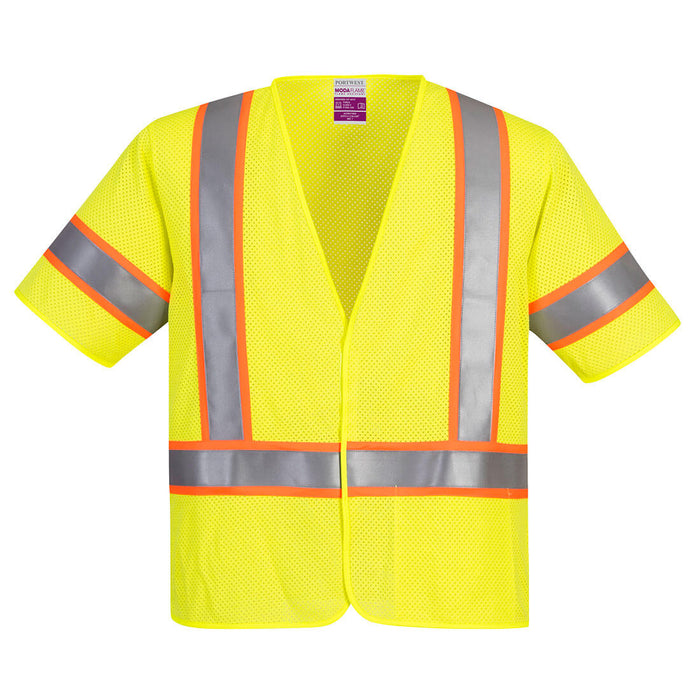 Premium Mesh Modacrylic FR Class 3 Vest, Lime