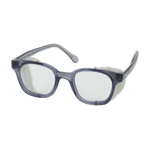 Bouton Traditional Spectacle, Full Frame Safety Glasses with Smoke Frame & Anti-Scratch Coating - BHP Safety Products