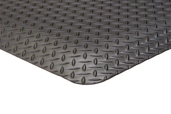 3ft x 75ft Ultimate Diamond Foot Matting 15/16", Black - Standard Roll