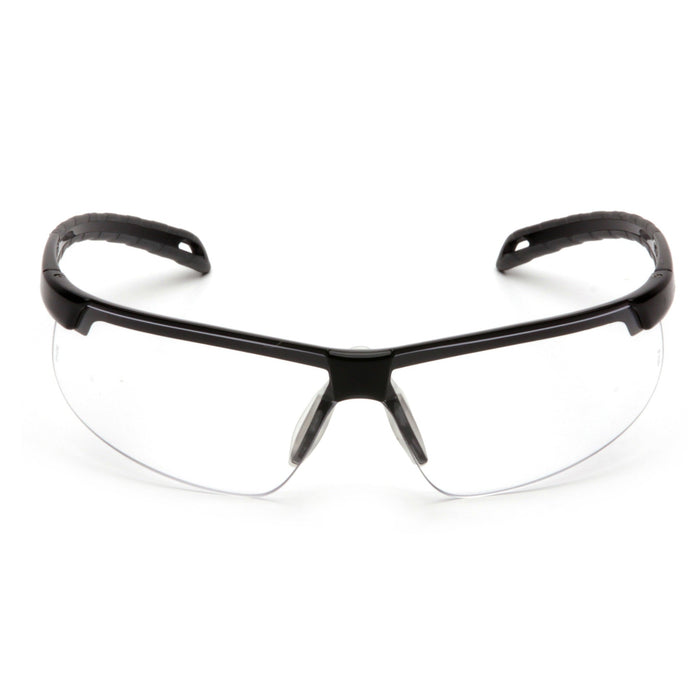 Ever-Lite Safety Glass, Clear H2MAX Anti-Fog Lens with Black Frame, SB8610DTM, 1 Pair - BHP Safety Products