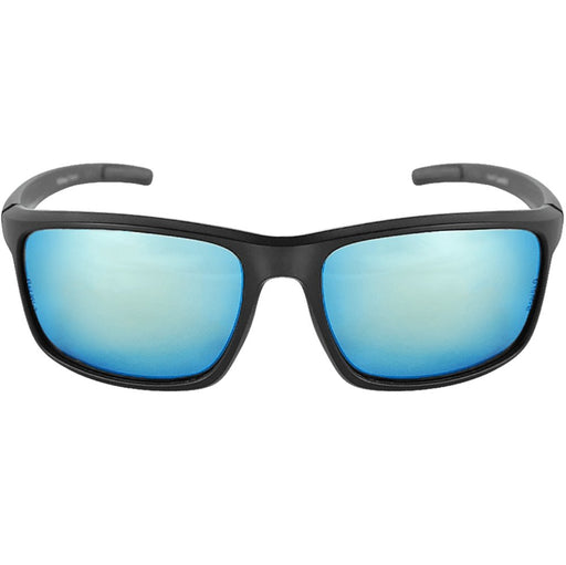 Pompano Ice Blue Mirror Performance Fog Technology Polarized Lens with Matte Black Frame, Safety Glasses - BH2769PFT - BHP Safety Products